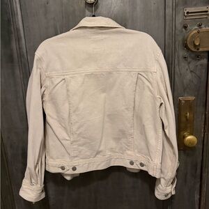 Women's AG Cream Denim Jacket